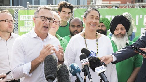 Polls have closed in the Melbourne seat of Batman, with Greens leader Richard Di Natale optimistic of a victor (AAP)