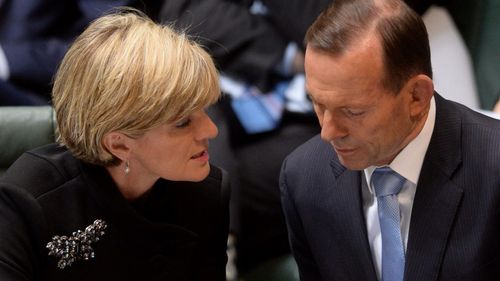 It was Julie Bishop who informed Tony Abbott he no longer had the support of the Liberal Party.