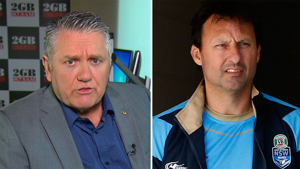 Ray Hadley and Laurie Daley.