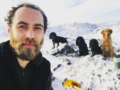 James Middleton and his dogs