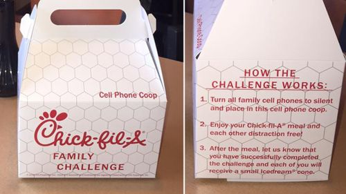 The Chick-fil-a challenge. (Facebook/Chick-fil-A Rivers Avenue)