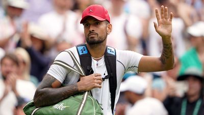 Kyrgios taunts Wimbledon traditions