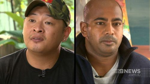 Andew Chan and Myuran Sukumaran. (9NEWS)