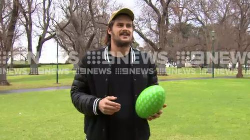 Boyd has now teamed up with Headspace to raise awareness for mental health. Picture: 9NEWS