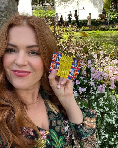 Isla Fisher makes it on Fantale wrapper.