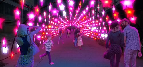 Starscape Tunnel Vivid Sydney 2025