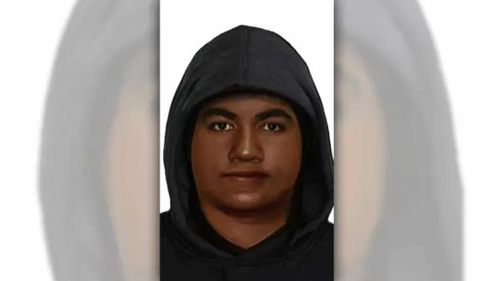 Police today released a sketch of the alleged attacker. (Supplied)