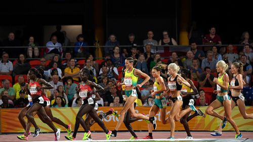 The runners attracted the support and admiration of sports lovers around the country. Picture: AAP.