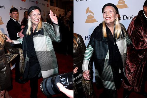 Joni Mitchell pictured at an event in February.