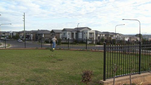 Rows of project houses are being built in the north west. Picture: 9NEWS 