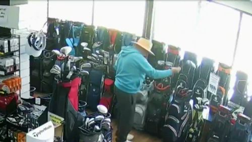 A Gold Coast Golf Club owner has hit out at an elderly would-be thief after they stole a $650 golf club from its store last month.