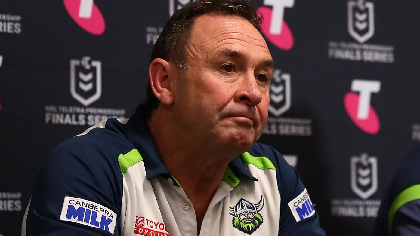 Ricky Stuart's bold claim after Canberra Raiders' crushing finals exit