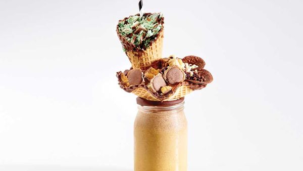 The Vogue Cafe's Double Decker shake