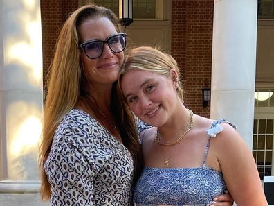 Brooke Shields moves eldest daughter into college