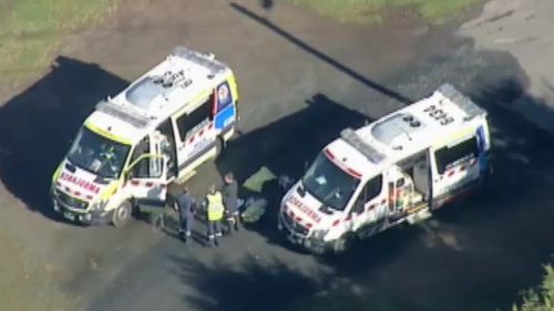 Emergency services are at the scene. (9NEWS)