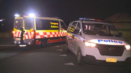 A man was allegedly thrown from the passenger position on a motorbike in Granville, Sydney.