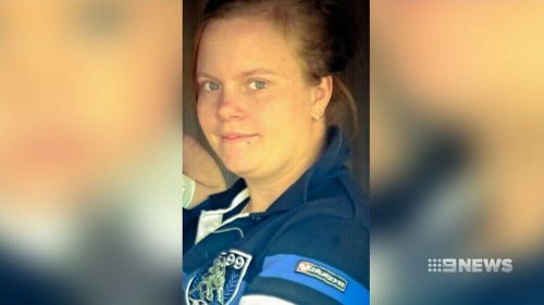 The young mother, from Ungarie, is in a critical condition in hospital on Tuesday night. 