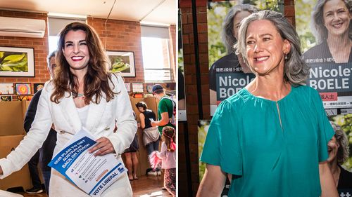 All ï»¿112,374 votes have been counted in the seat of Bradfield, with neither liberal candidate Gisele Kapterian nor Independent Nicolette Boele declaring victory. 