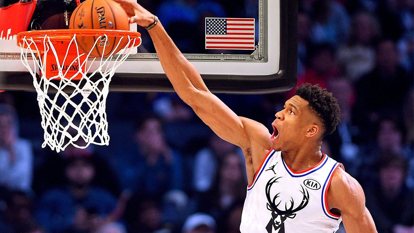 'Ridiculous' Giannis Antetokounmpo slam electrifies NBA All-Star Game