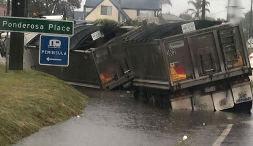 Despite warnings not to drive through flood waters, some motorists were caught out by sudden flash flooding.