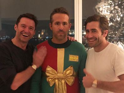 Hugh Jackman and Wife Dance Next to Cardboard Cutout of Ryan Reynolds