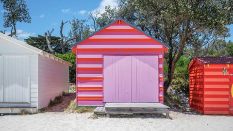 real estate property Domain unusual beach boast shed