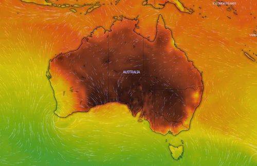 Temperatures at 1pm around the country are expected to be dangerously high.
