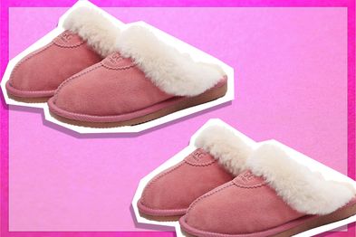 9PR: Pink ugg slippers
