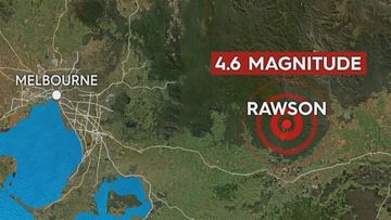 A magnitude 4.6 earthquake has struck east of Melbourne.