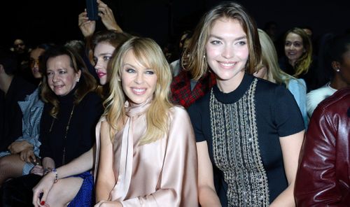 Kylie Minogue is a fan of Ralph &amp; Russo, pictured here at their shows in Paris. (Getty)