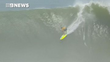 Aussie Jack Mitchell takes on huge surf in Mexico