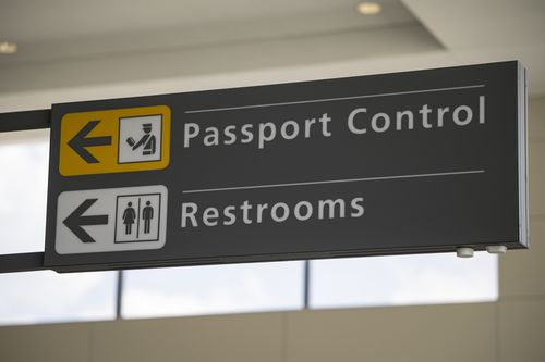 WASHINGTON, UNITED STATES - JUNE 29: A general view of Dulles International Airport during a media briefing tour organized by the U.S. Department of State's Foreign Press Center to present procedures related to incoming foreign nationals in Washington, United States, on June 29, 2025. (Photo by Celal Gunes/Anadolu via Getty Images)