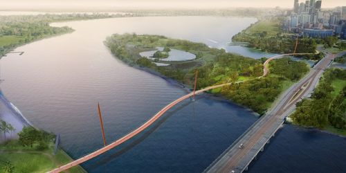 Western Australian Premier Mark McGowan has announced funding for the construction of a new pedestrian and cycle bridge across the Swan River.