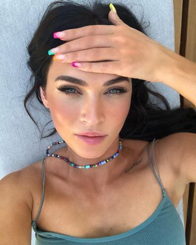 Megan Fox celebrates pride month in new photos.