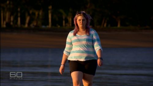 Natasha Walker was incredibly depressed from her weight. (60 Minutes)