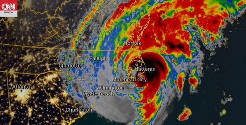 Hurricane Dorian's current satellite image as of Friday, September 6, 2019, 6:51amET.