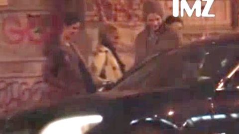 WATCH: Ashton Kutcher hits the town with not one, but three women!