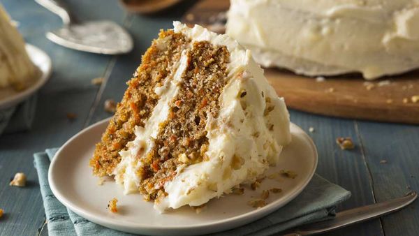 Classic moist carrot cake