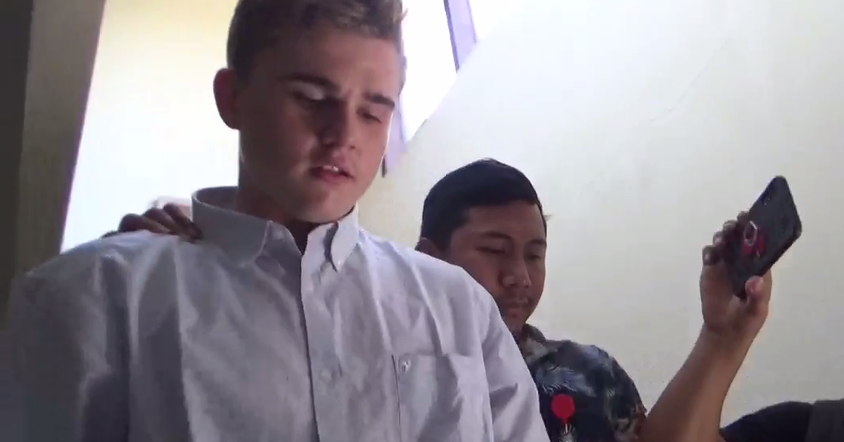 Aussie teen walks free from bali prison after security guard assault