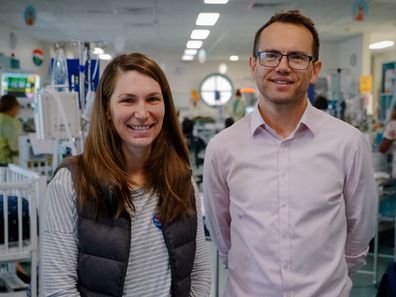 Emily with Dr Tim Schindler.