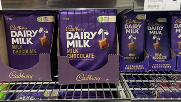 Shoppers noticed a price increase in Cadbury 360g blocks in recent weeks. 