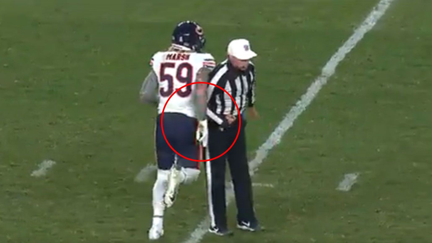 Calls for NFL ref to be suspended after 'ridiculous' hip-check and taunting call during Bears' loss to Steelers