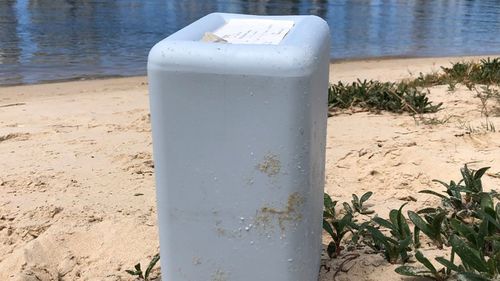 Gold Coast woman finds urn with Adelaide resident inside.