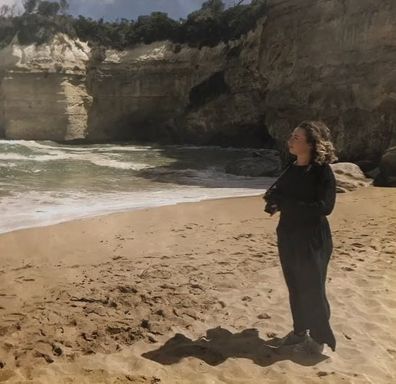 Emily on beach