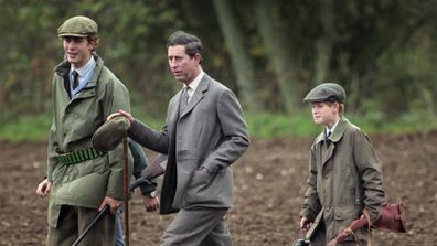 Prince Charles, Harry, William Boxing day hunt