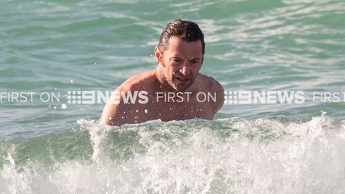 Hugh Jackman caught up in Bondi Beach shark scare