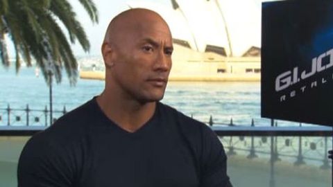 The Rock Raises His Eyebrow 