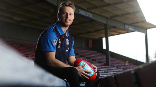 Lachie Hunter of the Bulldogs.