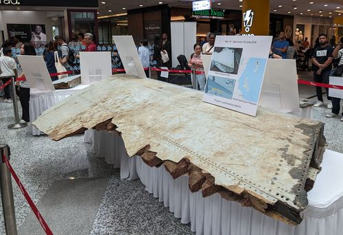 MH370 remembrance outside Kuala Lumpur on Sunday, March 3, 2024.