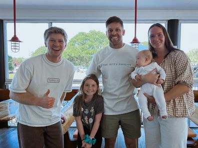 Robert Irwin returns to The Jetty Pavilion in Coffs Harbour to pay for his salad